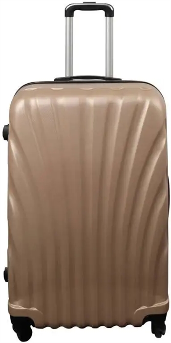Billede af Stor kuffert - Musling Guld - Hardcase kuffert - Str. Large - Eksklusiv rejsekuffert