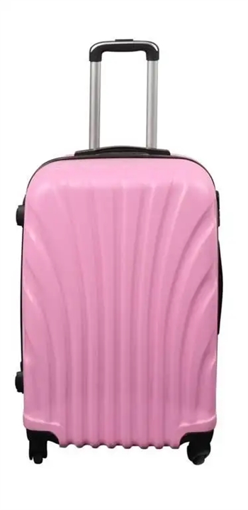 Billede af Kuffert - Hardcase kuffert - Str. Medium - Lyserød musling - Eksklusiv rejsekuffert