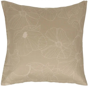 Pudebetræk 60x63 cm - Big flower sand - Hovedpudebetræk i 100% bomuldssatin