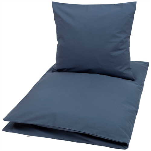 Billede af Baby sengetøj - Müsli - 70x100 cm - Indigo - 100% økologisk bomuld - Mørkeblå