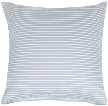 Pudebetræk 50x70 cm - Narrow lines blue - blå - 2 i 1 design - 100% Bomuldssatin