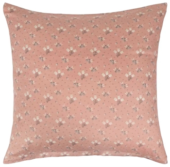 Pudebetræk 60x63 cm - Summer rosa - Hovedpudebetræk i 100% bomuldssatin