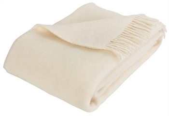 Uldplaid - 100% Ny norsk uld - Solid nature - 130x200 cm - Arctic