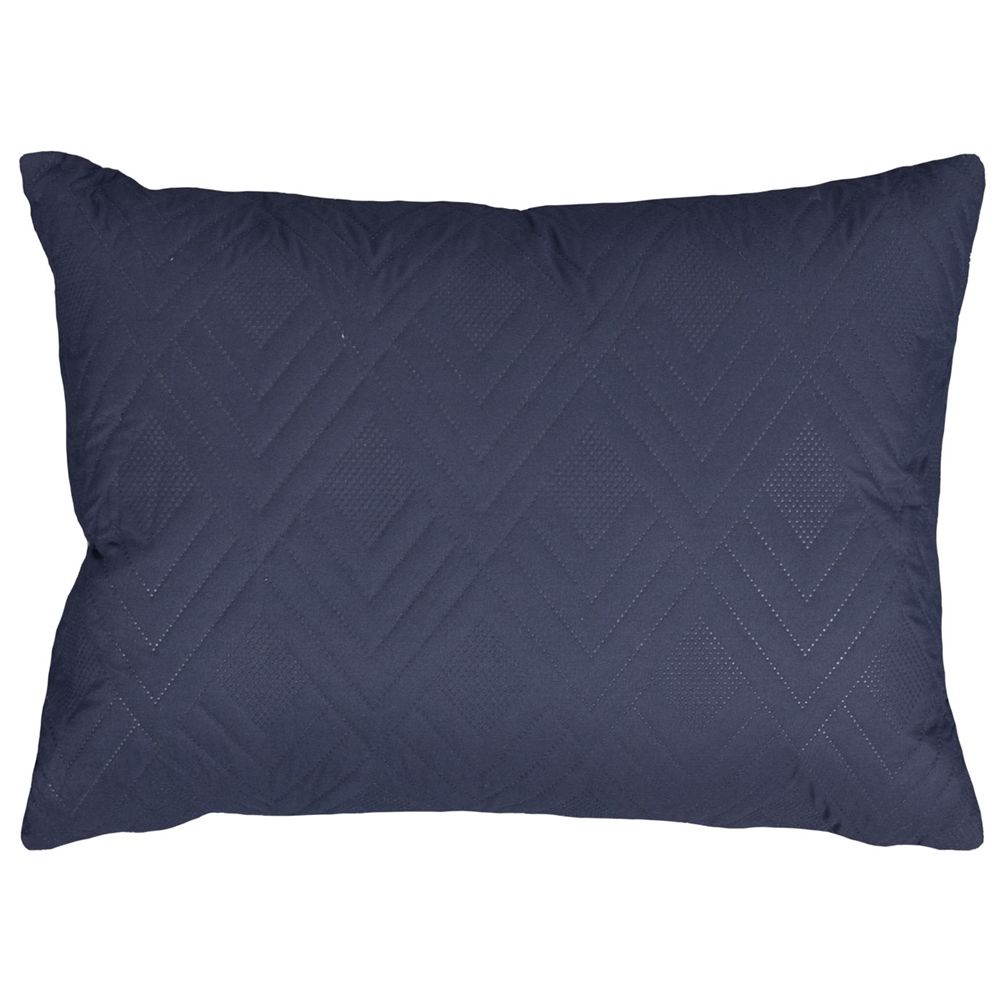 Pyntepude - 45x60 cm - 2 sidet - Mørkeblå og lyseblå - Sofapude