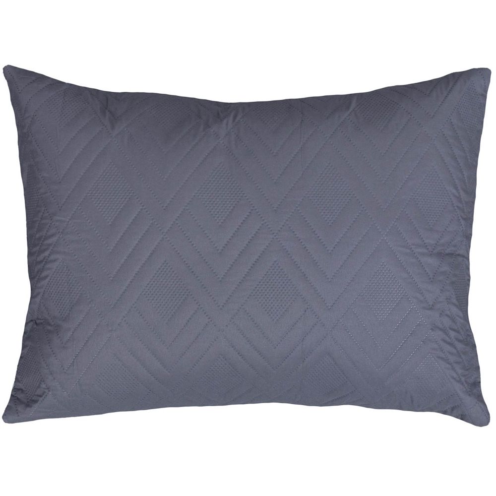 Pyntepude - 45x60 cm - 2 sidet - Mørkegrå og lysegrå - Sofapude