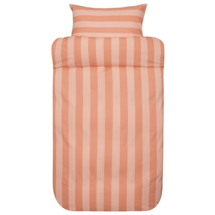 Billede af Høie sengetøj - 140x200 cm - Wilde Orange - 100% ekstra fin bomuld sengesæt