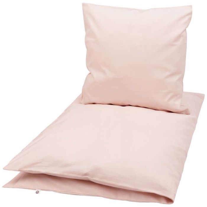 Billede af Baby sengetøj - Müsli - 70x100 cm - Rose Moon - 100% økologisk bomuld - Lyserød