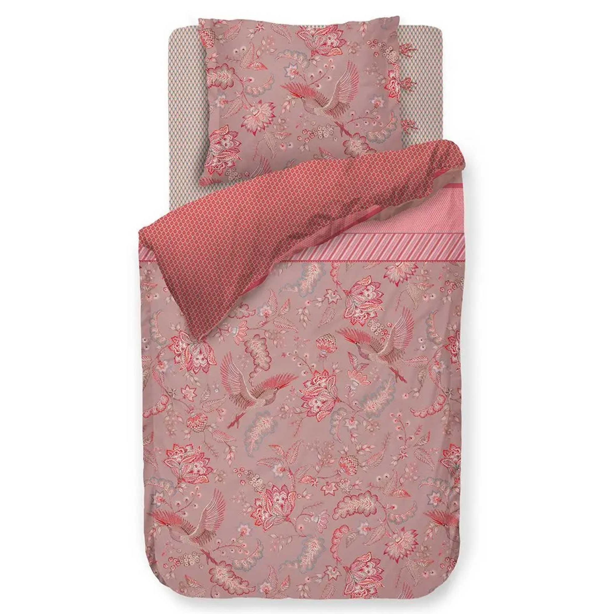 Pip Studio Royal Birds Sengetøj 140x200 cm 100% Bomuld - Khaki