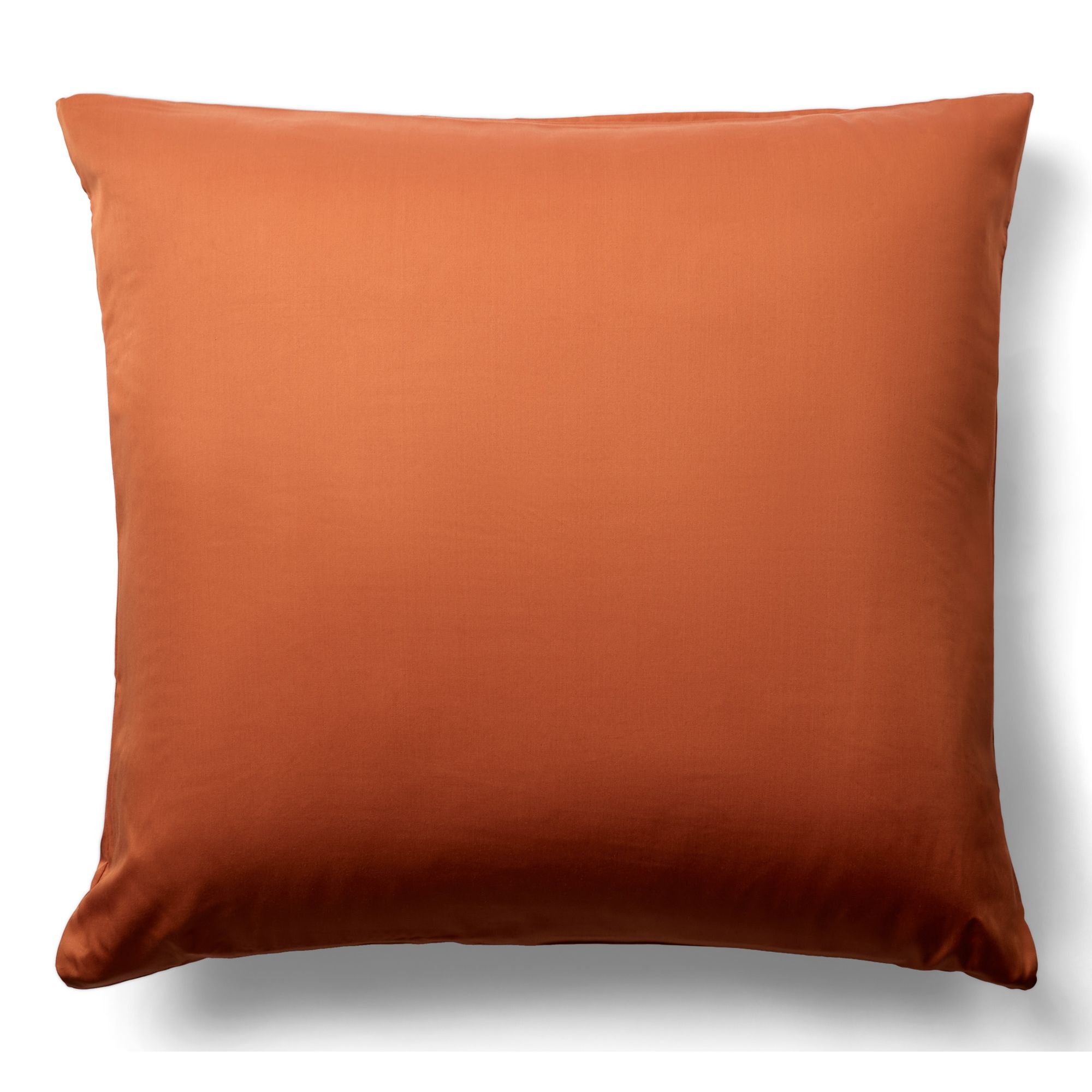 Bambus pudebetræk - 100% Naturligt bambus - 60x63 cm - Orange, satinvævet hovedpudebetræk