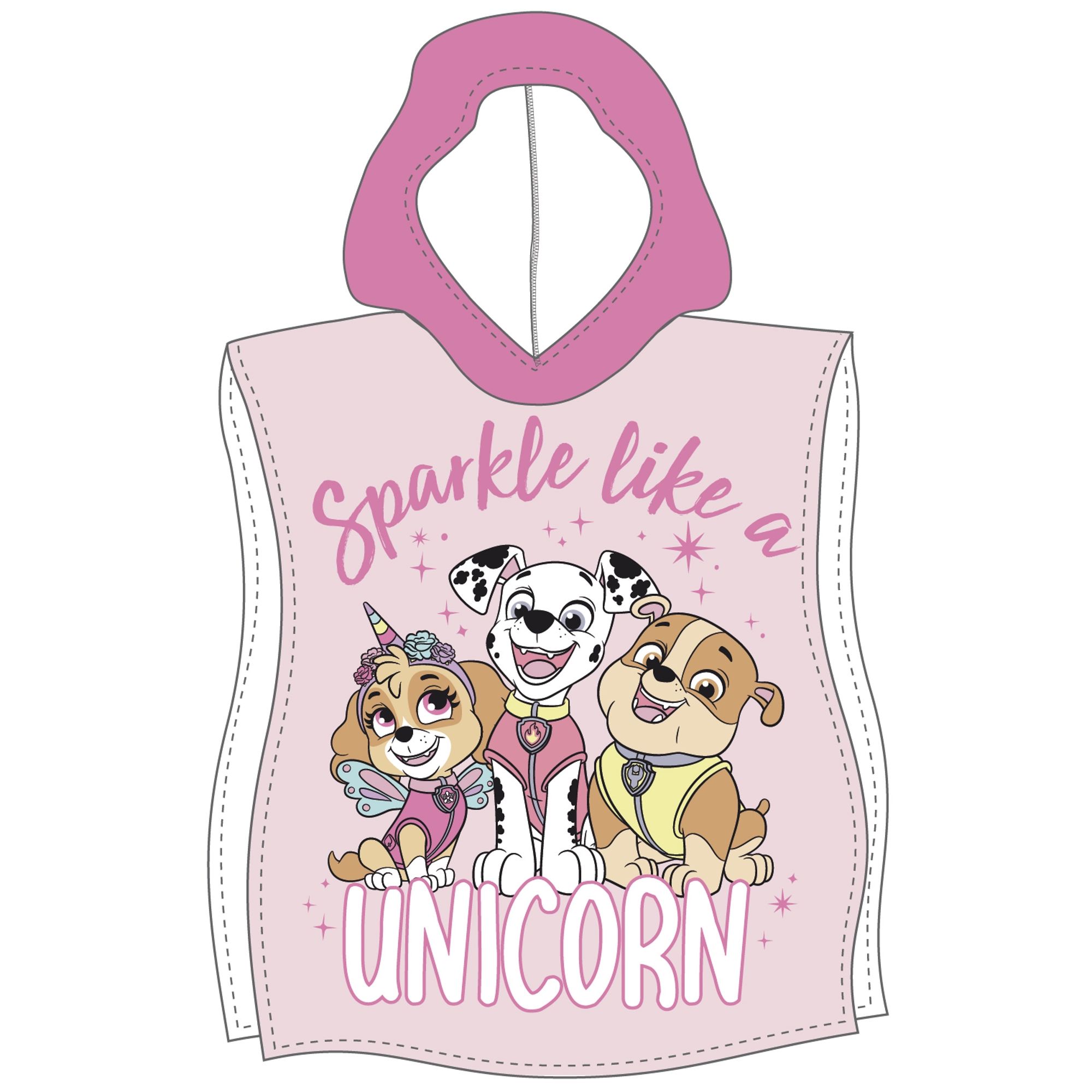Paw Patrol Badeponcho 50x115 cm - Blå Paw Patrol Badeponcho 50x115 cm - Blå