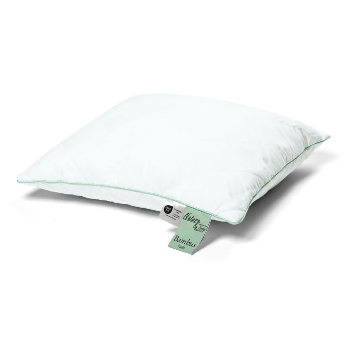 Børnepude med 100% allergivenligt bambus - 40x45 cm - Temperaturregulerende hovedpude fra Nature By Borg
