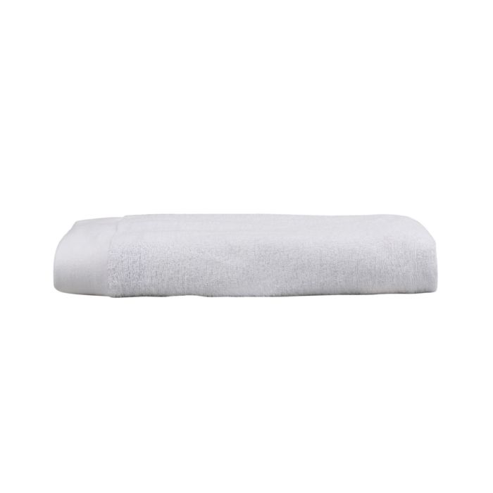 Badehåndklæde - 100% Blødt bomuld med høj absorberingsevne - 70x140 cm - Hvidt bade håndklæde fra danske By Borg