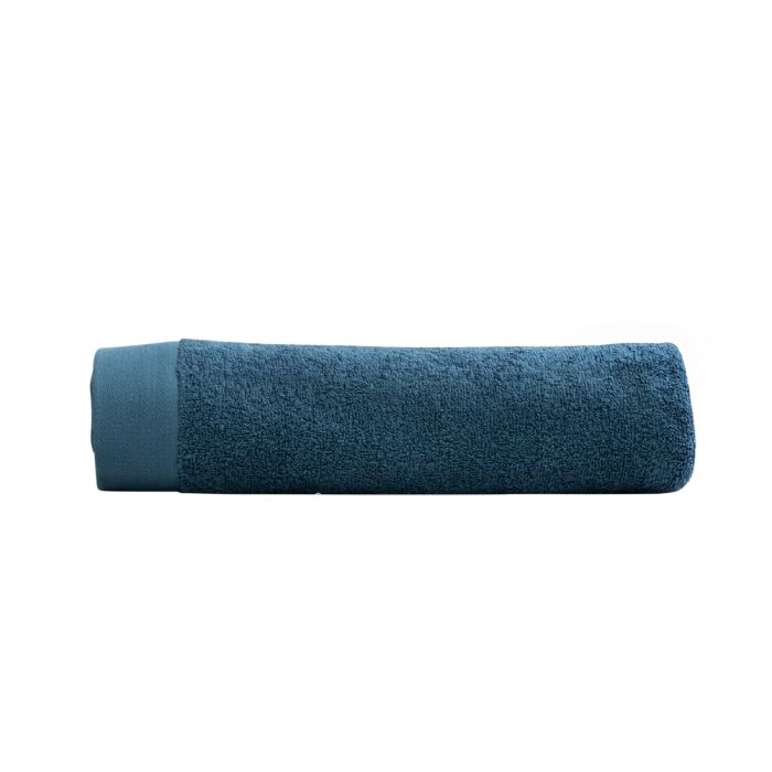 Badehåndklæde - 100% Blødt bomuld med høj absorberingsevne - 70x140 cm - Mørkeblåt bade håndklæde fra danske By Borg