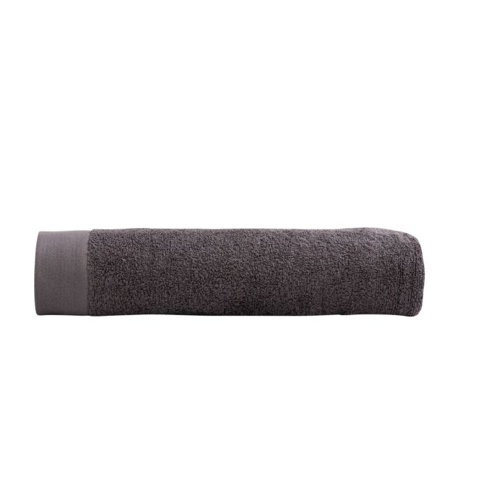Badehåndklæde - 100% Blødt bomuld med høj absorberingsevne - 70x140 cm - Mørkegråt bade håndklæde fra danske By Borg