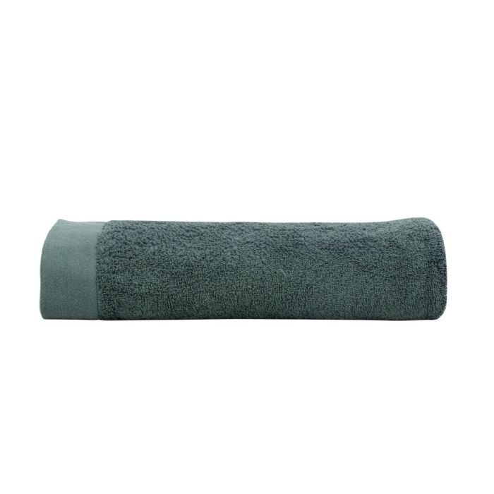 Badehåndklæde - 100% Blødt bomuld med høj absorberingsevne - 70x140 cm - Mørkegrønt bade håndklæde fra danske By Borg