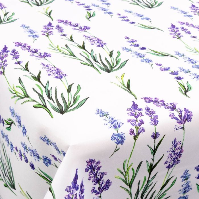 Tekstil voksdug - 140 cm bred - 30 meters rulle - Lavender Bloom - Voksdug med akrylbelægning