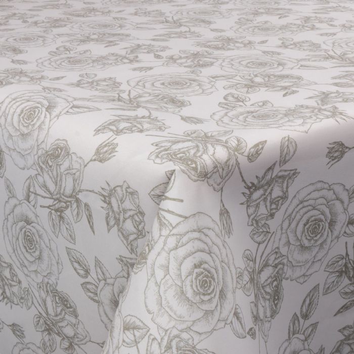 Tekstil voksdug - 140 cm bred - På metermål - Rose Grey - Voksdug med akrylbelægning