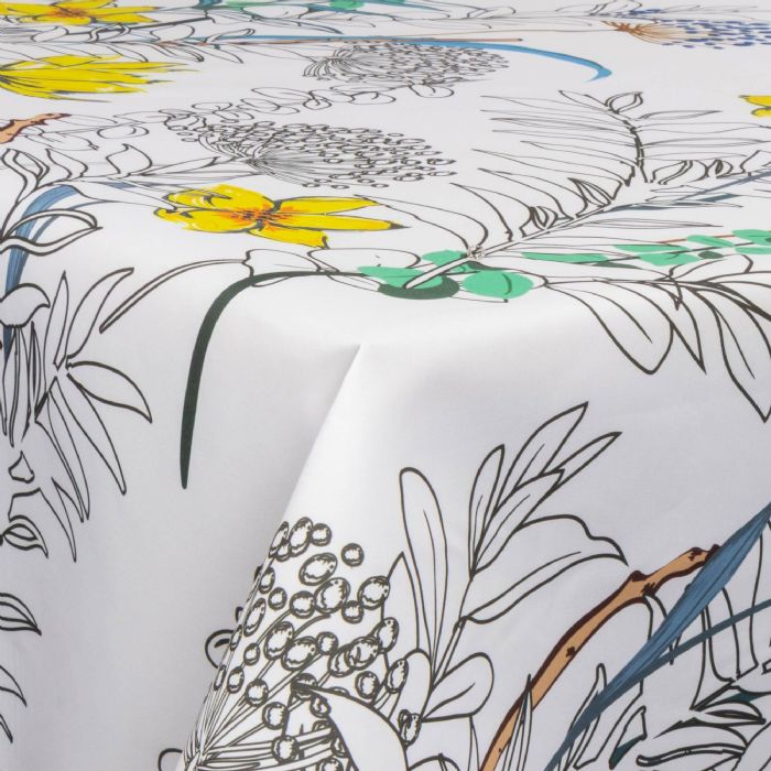 Tekstil voksdug med akrylbelægning - Wild Leaves - 140 cm bred