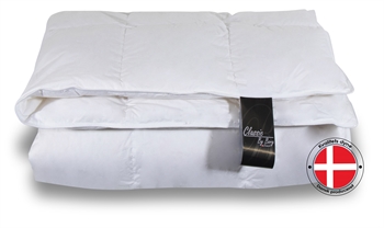 Let Helårs Dyne Med Moskusdun 150x210cm Classic By Borg Dundyne Fra Quilts Of Denmark