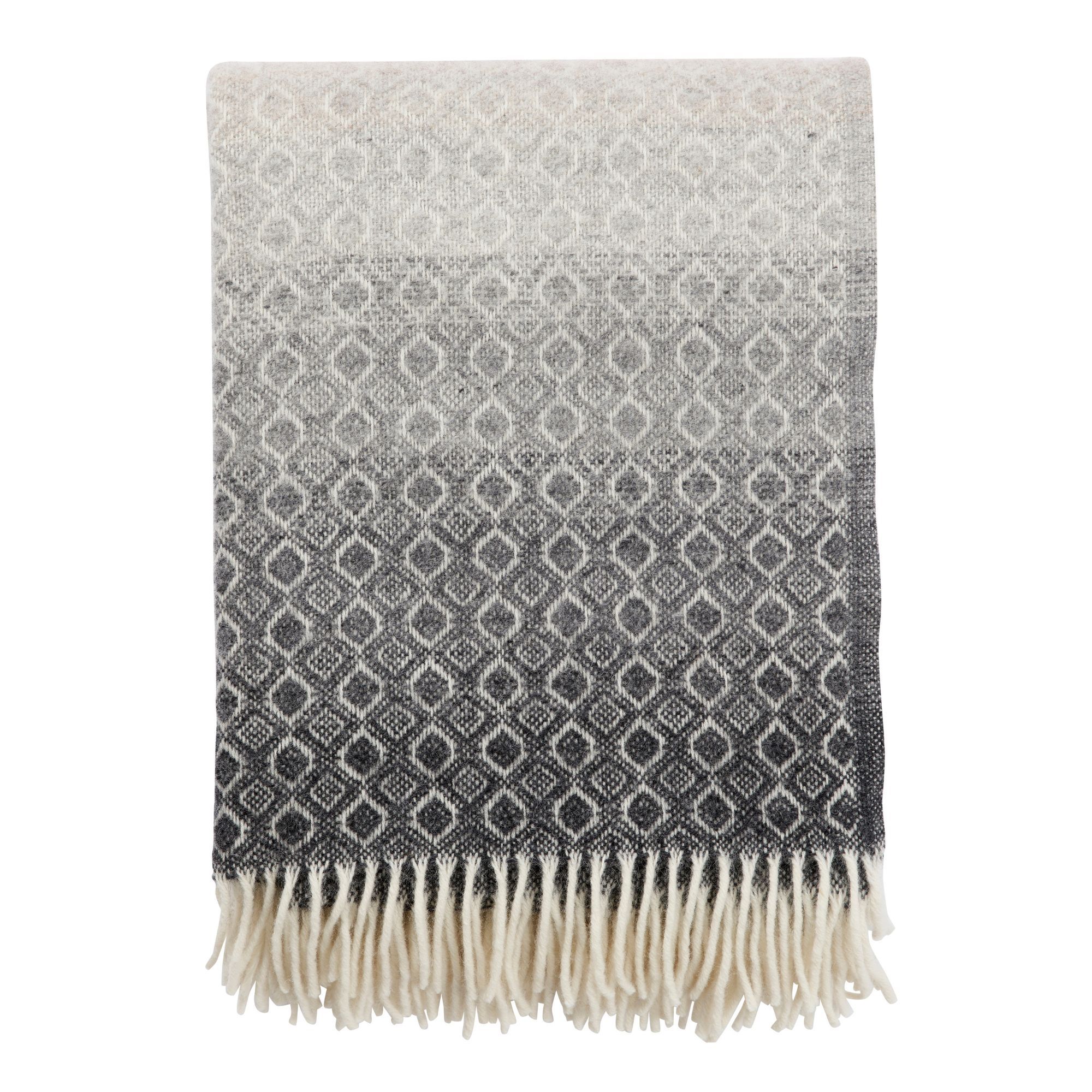 Uldplaid - 130x200 cm - 100% Lammeuld - Havanna Naturel