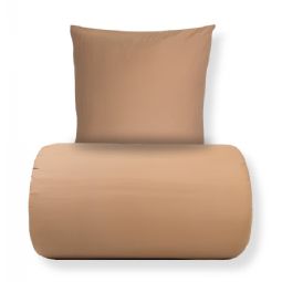 Sengetøj - Stonewashed - Firm brown