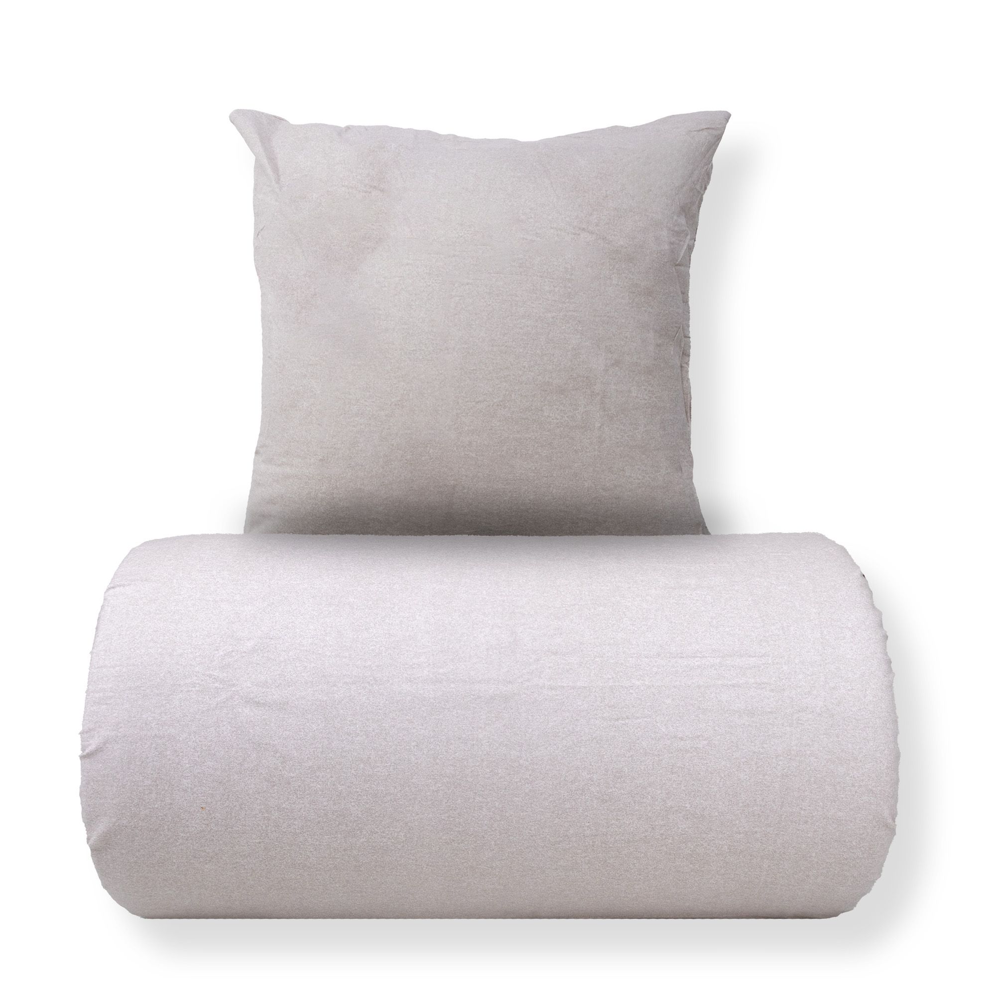 Sengetøj - Bomulds flonel - Grey Melange