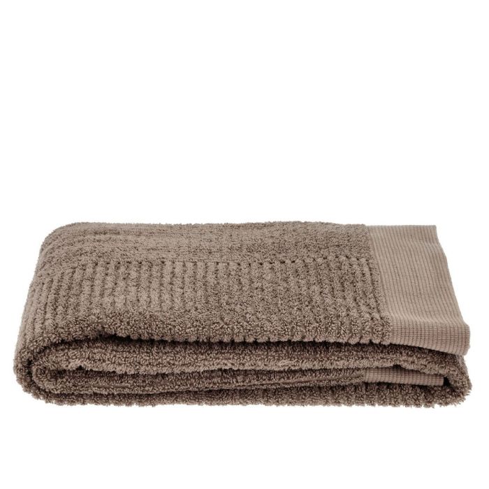 Håndklæde - 100% bomuld - Badehåndklæde 70x140 cm - Zone Denmark Classic - Taupe