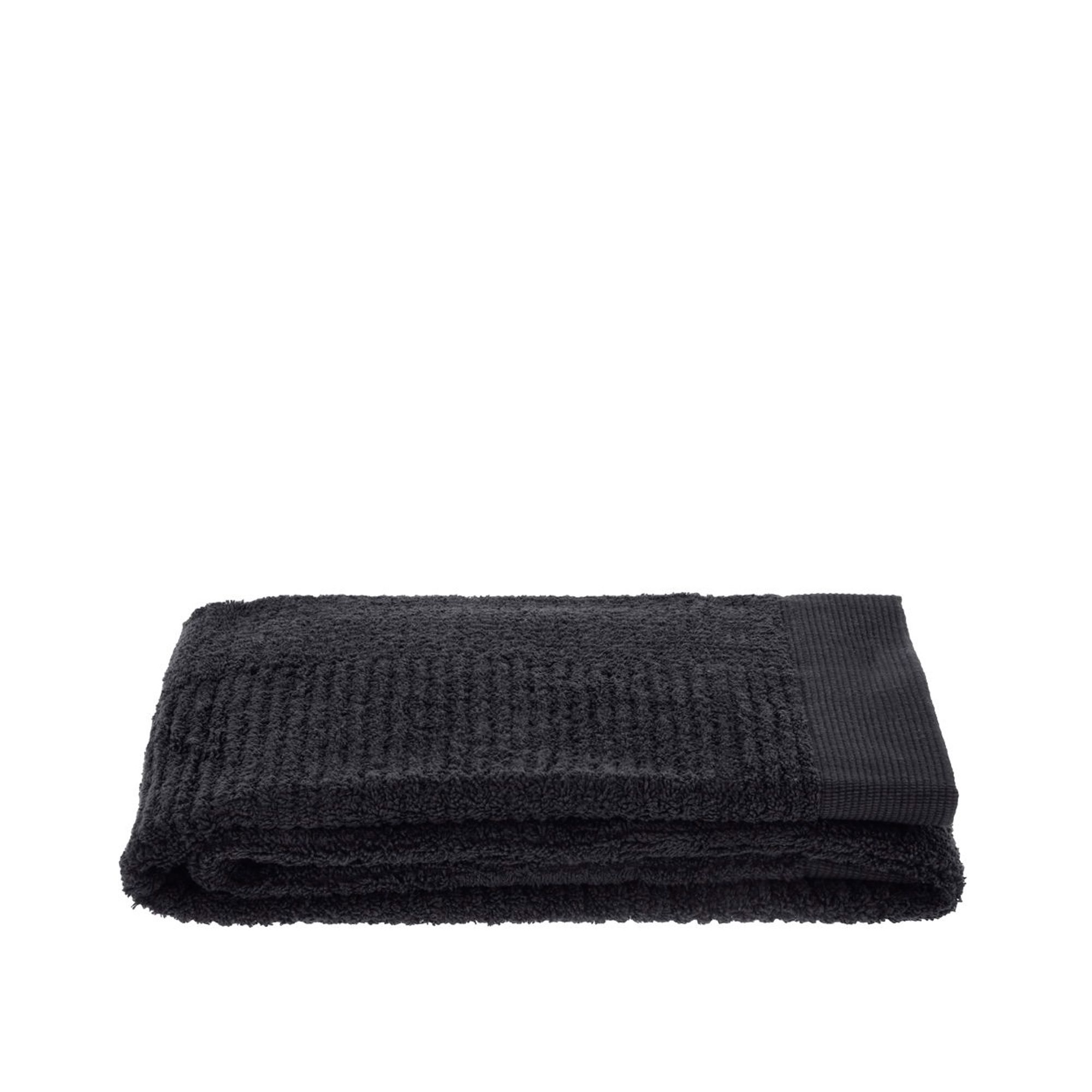 Håndklæde - 100% bomuld - 50x100 cm - Zone Denmark Classic - Black billede