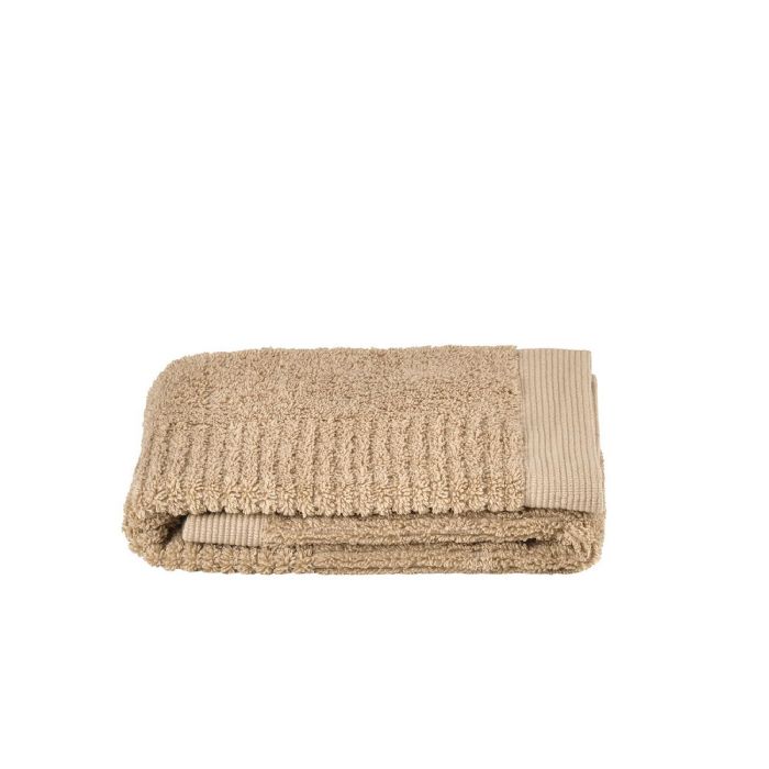 Håndklæde - 100% bomuld - Gæstehåndklæde 50x70 cm - Zone Denmark Classic - Camel