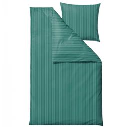 Sengetøj - 100% Damaskvævet bomuldssatin - Södahl Noble - Grøn