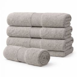 Økologisk håndklæde - 100% GOTS-certificeret bomuld - Grå