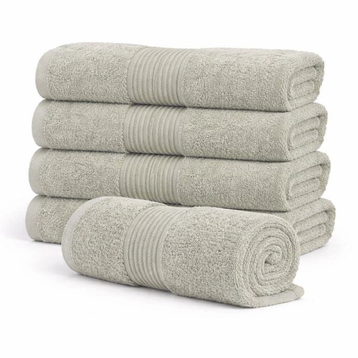 Økologisk håndklæde - 100% GOTS-certificeret bomuld - Gæstehåndklæde 40x60 cm - Grøn