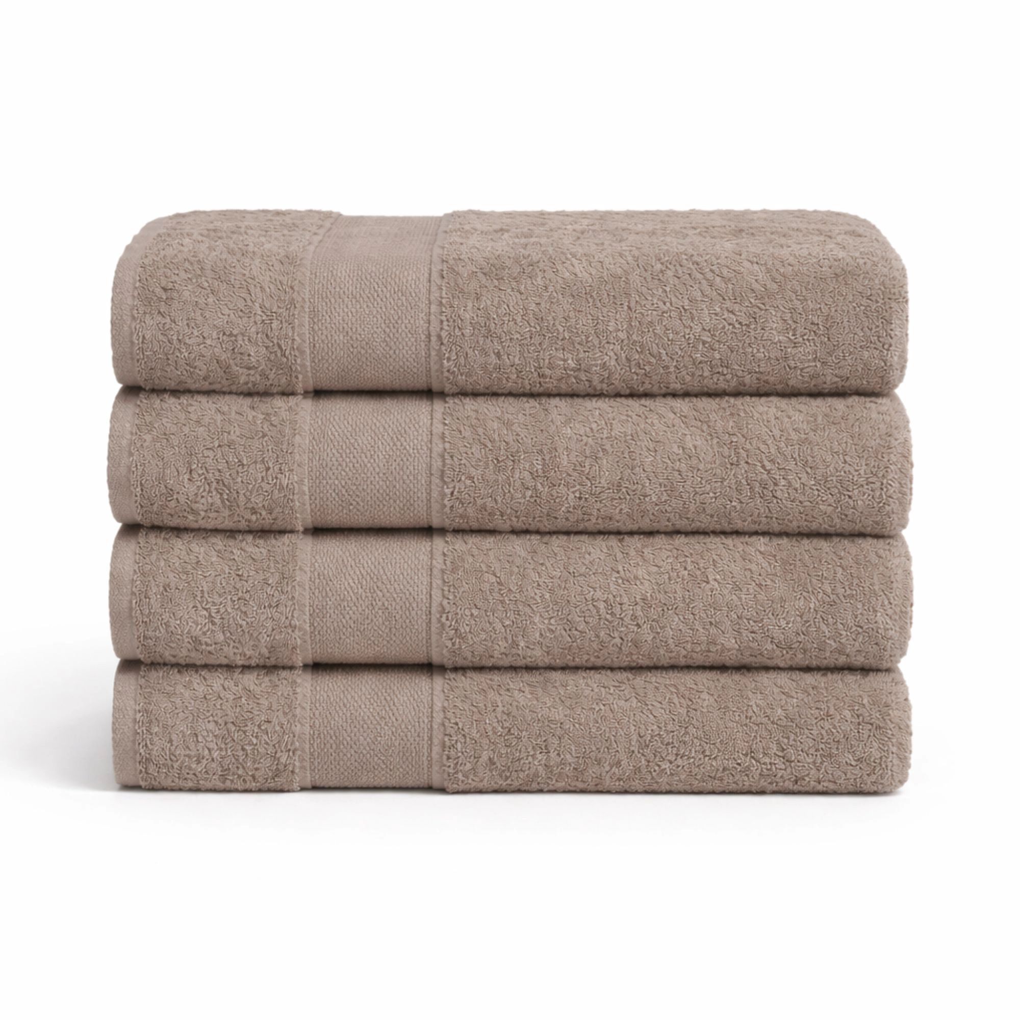 Egyptisk bomulds håndklæde - 100 % egyptisk bomuld - 50x100 cm - Orkidé - Sand