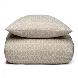 Sengetøj - Mønstret sandfarvet sengesæt - Microfiber sengelinned - IN Style sengelinned 