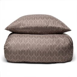 Sengetøj - Mønstret brunt sengesæt - Microfiber sengelinned - IN Style sengelinned