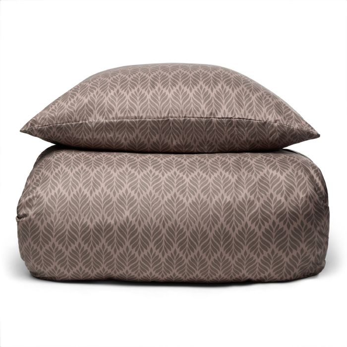 Sengetøj - Mønstret brunt sengesæt - Microfiber sengelinned - IN Style sengelinned