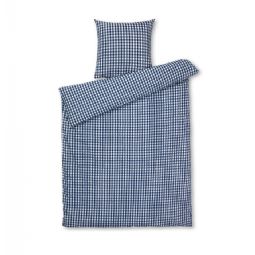 JUNA sengetøj - 100% økologisk bomuld - Bæk&Bølge mørkeblå