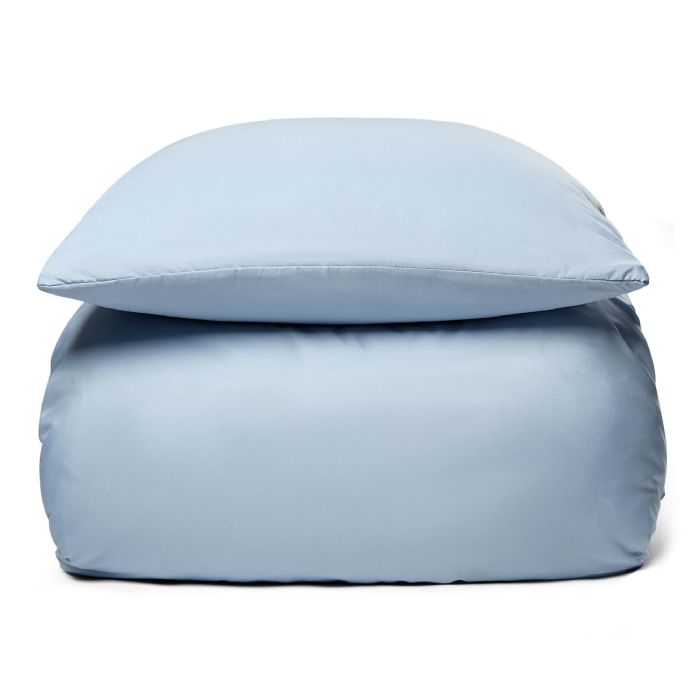 Sengetøj - Ensfarvet lyseblåt sengesæt - Microfiber sengelinned - IN Style sengelinned 