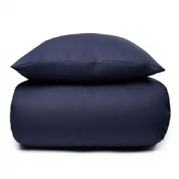 Sengetøj - Ensfarvet mørkeblåt sengesæt - Microfiber sengelinned - IN Style sengelinned 