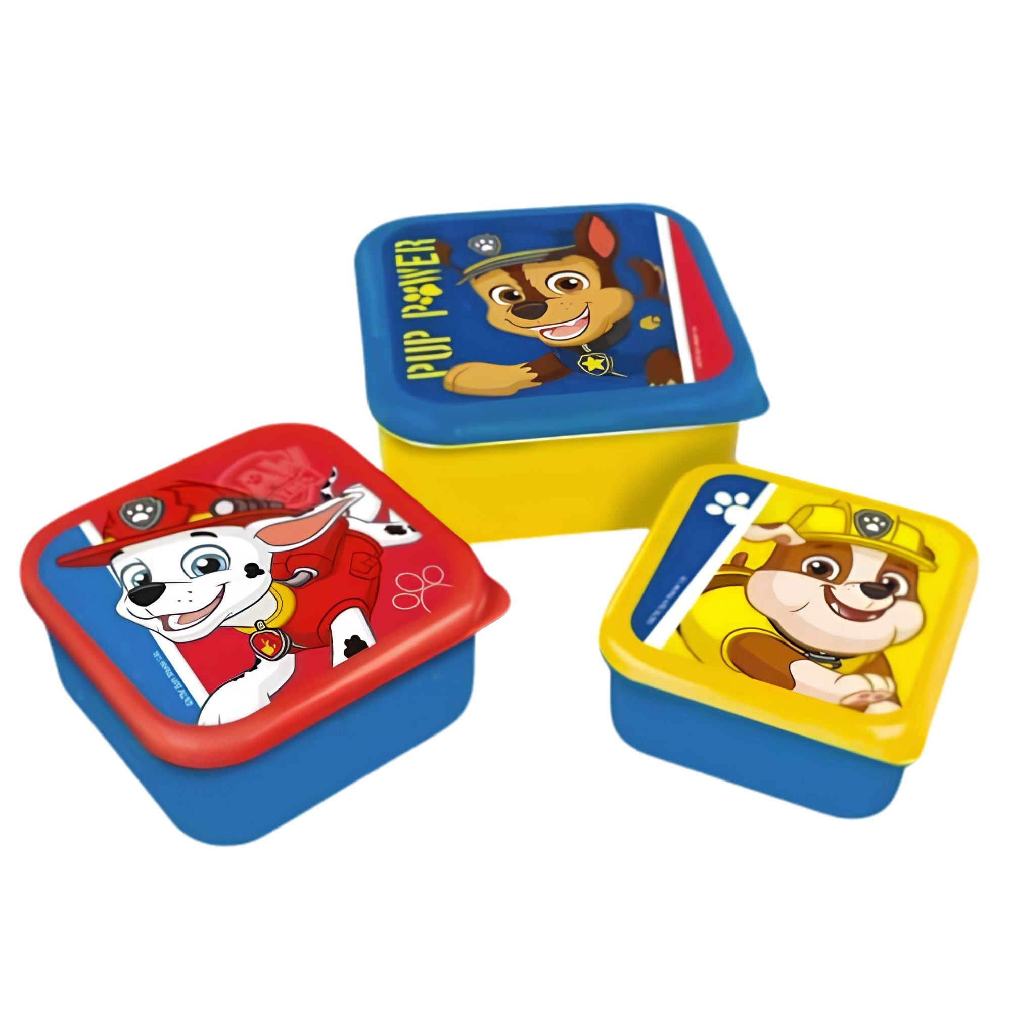 Paw Patrol madkassesæt - 3-pak børnemadpakker