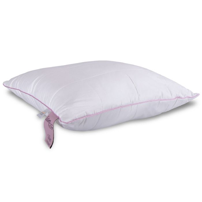 Billede af Silkepude - 60x63 cm - Mellem hovedpude - 3 kammer hovedpude - Nature By Borg