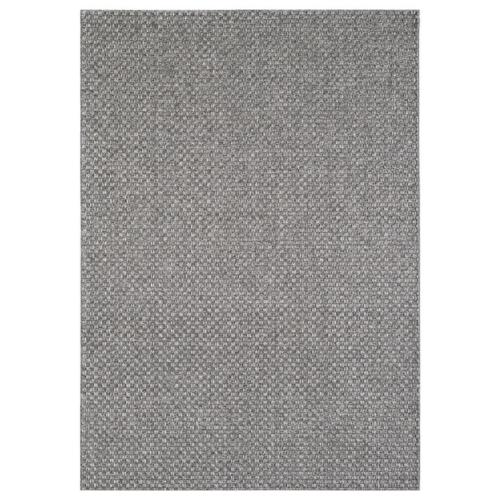 Gulvtæppe - 140x200 cm - Vævet - Grå - Helsinki - Nordstrand Home