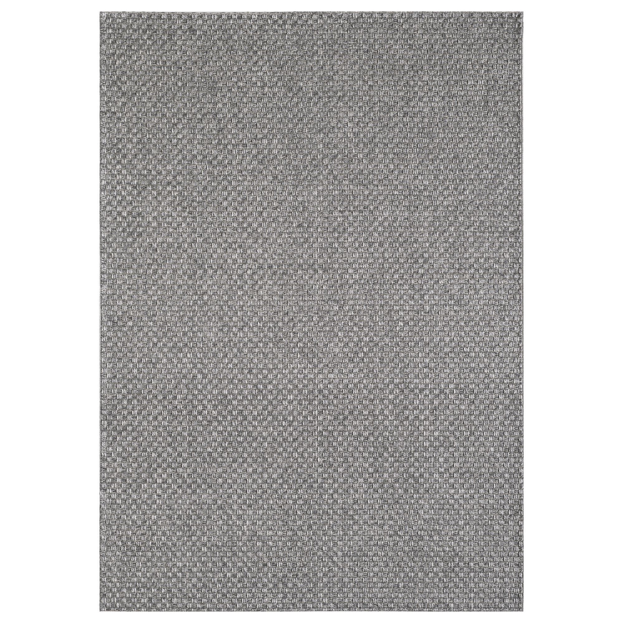 Gulvtæppe - 80x150 cm - Vævet tæppeløber - Grå - Helsinki - Nordstrand Home