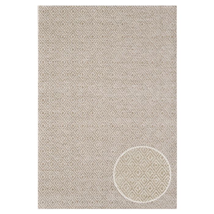 Gulvtæppe - 160x230 cm - Vævet - Brun - Helsinki - Nordstrand Home