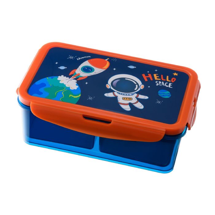Astronaut madkasse - Børnemadkasse med justerbar rum - Madkasse til børn