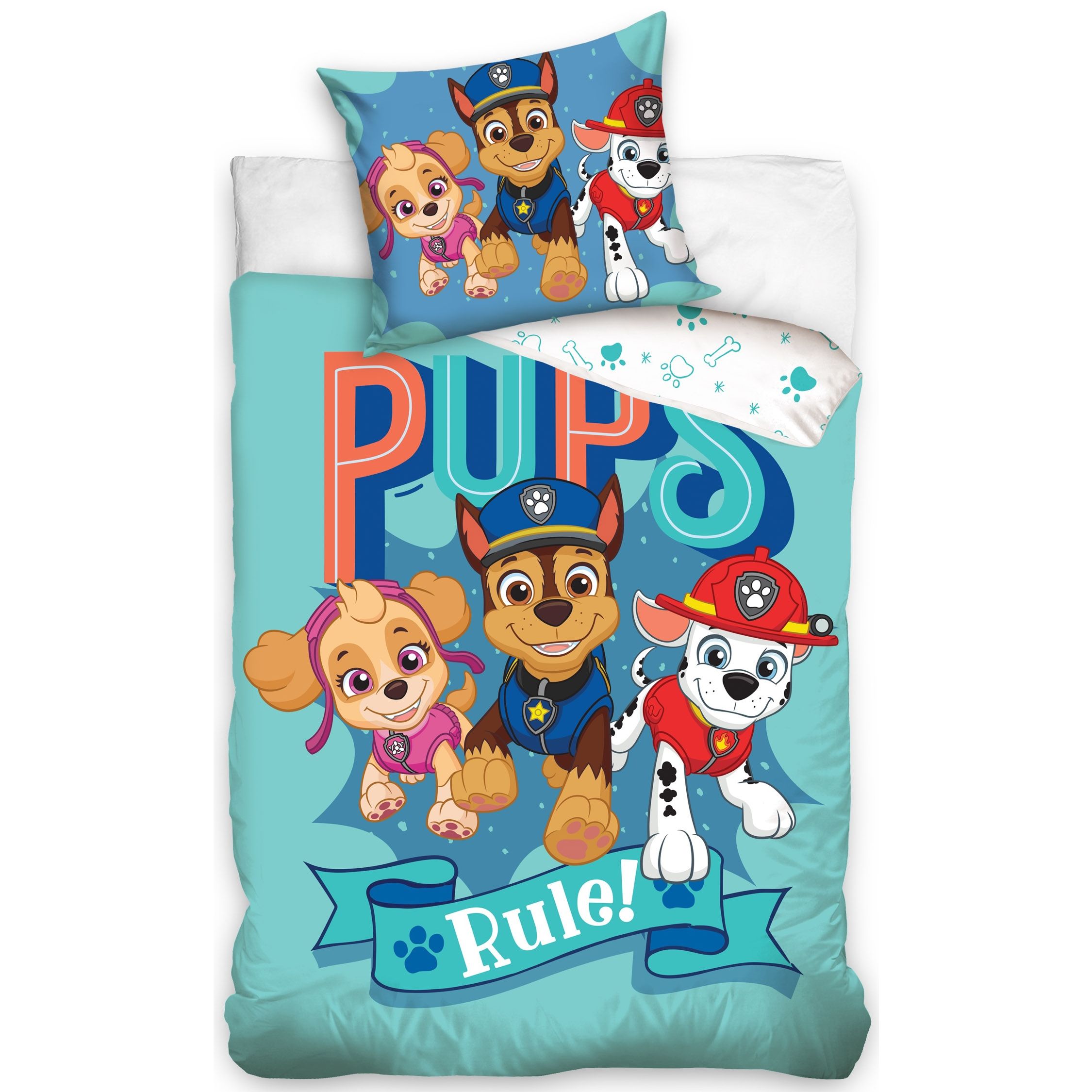 Paw Patrol Pups Rule! - Sengetøj - 150x210 cm - Multi