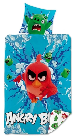Angry Birds -  100% bomuld - 140x200 cm