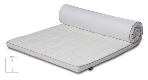 H Split Topmadras 180x200 Cm 5 Cm Høj Nasa Memoryskum Ergonomisk Topmadras Borg Living