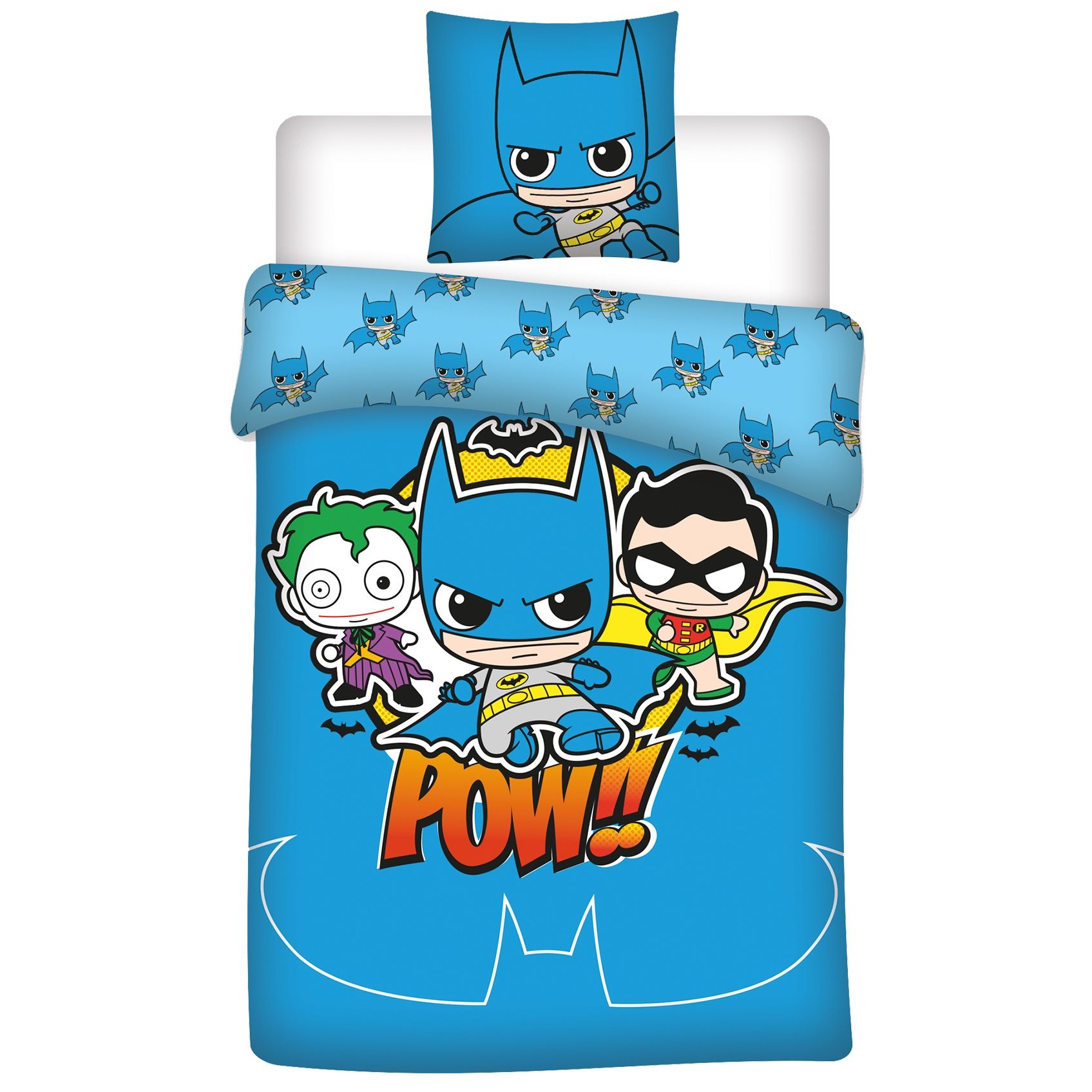 Batman sengetøj - 100% bomuld - Junior sengetøj 100x140 cm - Batman DC Batman sengetøj - 100% bomuld - Junior sengetøj 100x140 cm - Batman DC