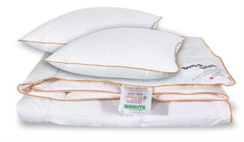 Dyne Pude Sæt Dobbelt Sommerdyne 200x200cm + Puder 60x63cm Moskus Sommerdyne Borg Living